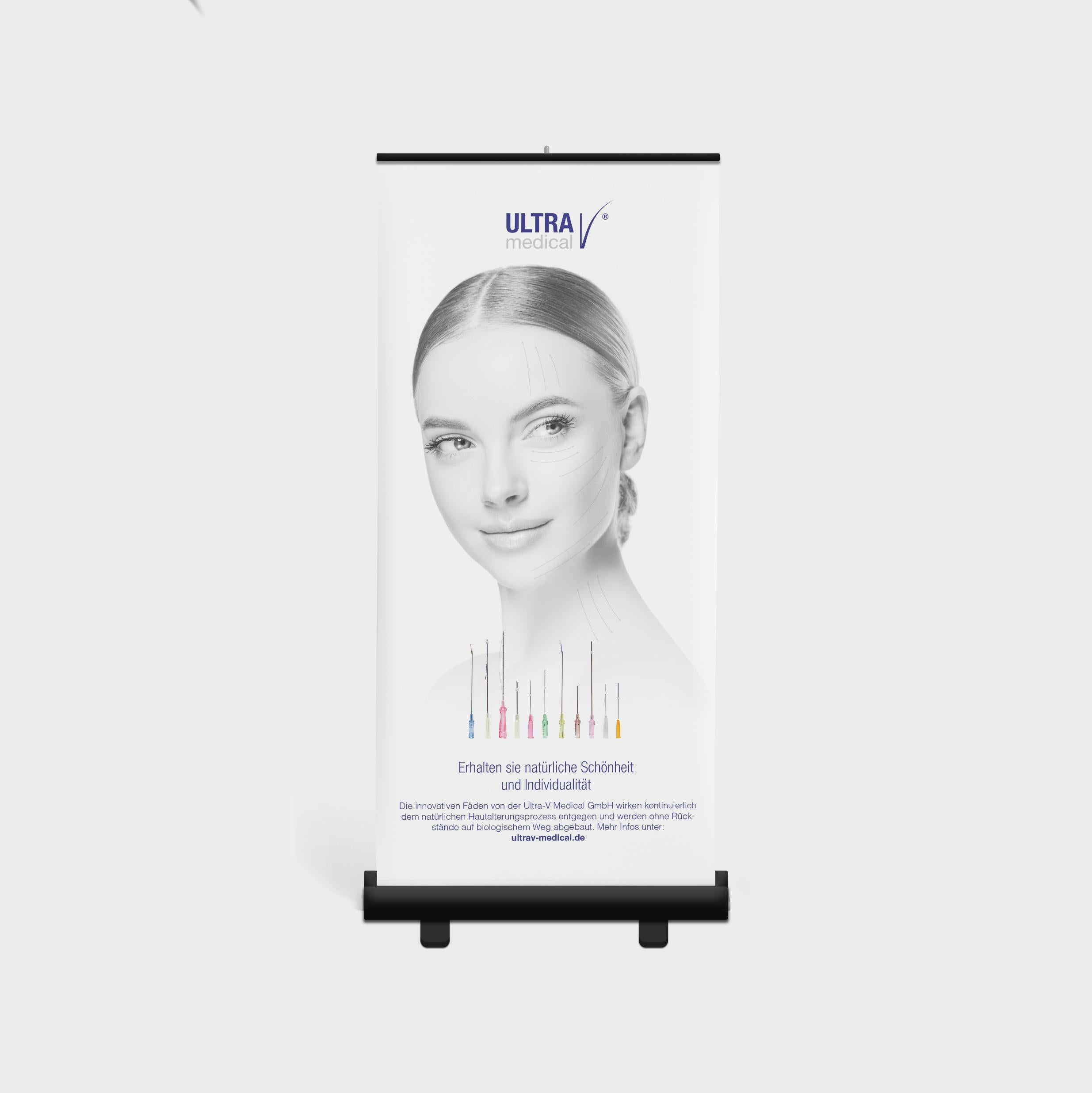Rollup - Fadenlifting ( 100 x 200 cm )