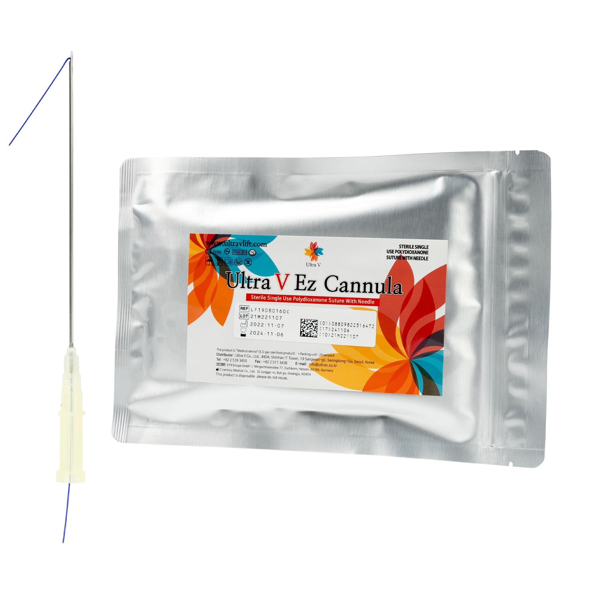 Ez Cannula 19G 80/160 mm Cog in VE a&