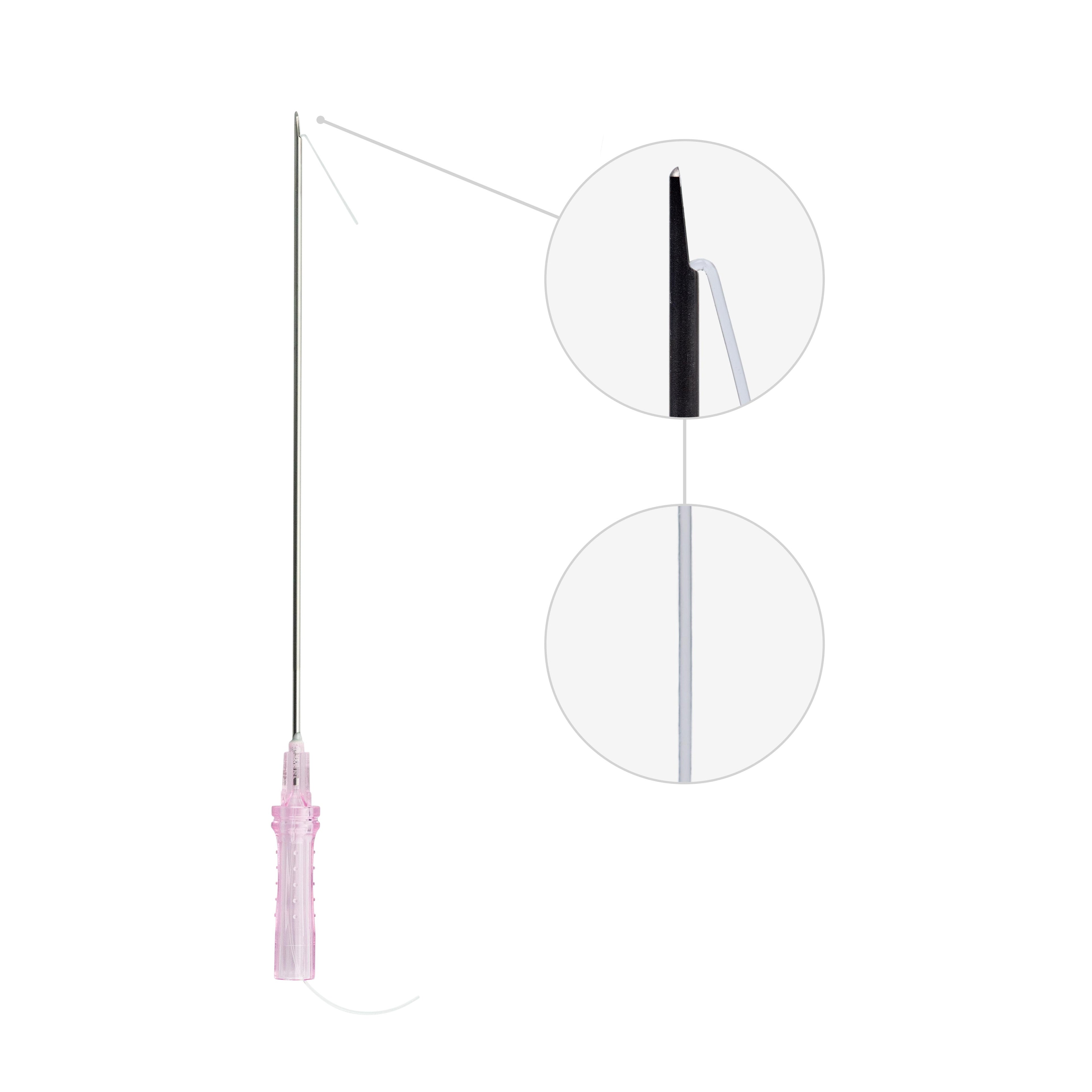 PLCL Coq EZ Cannula L type 18G 100/180mm in VE a&