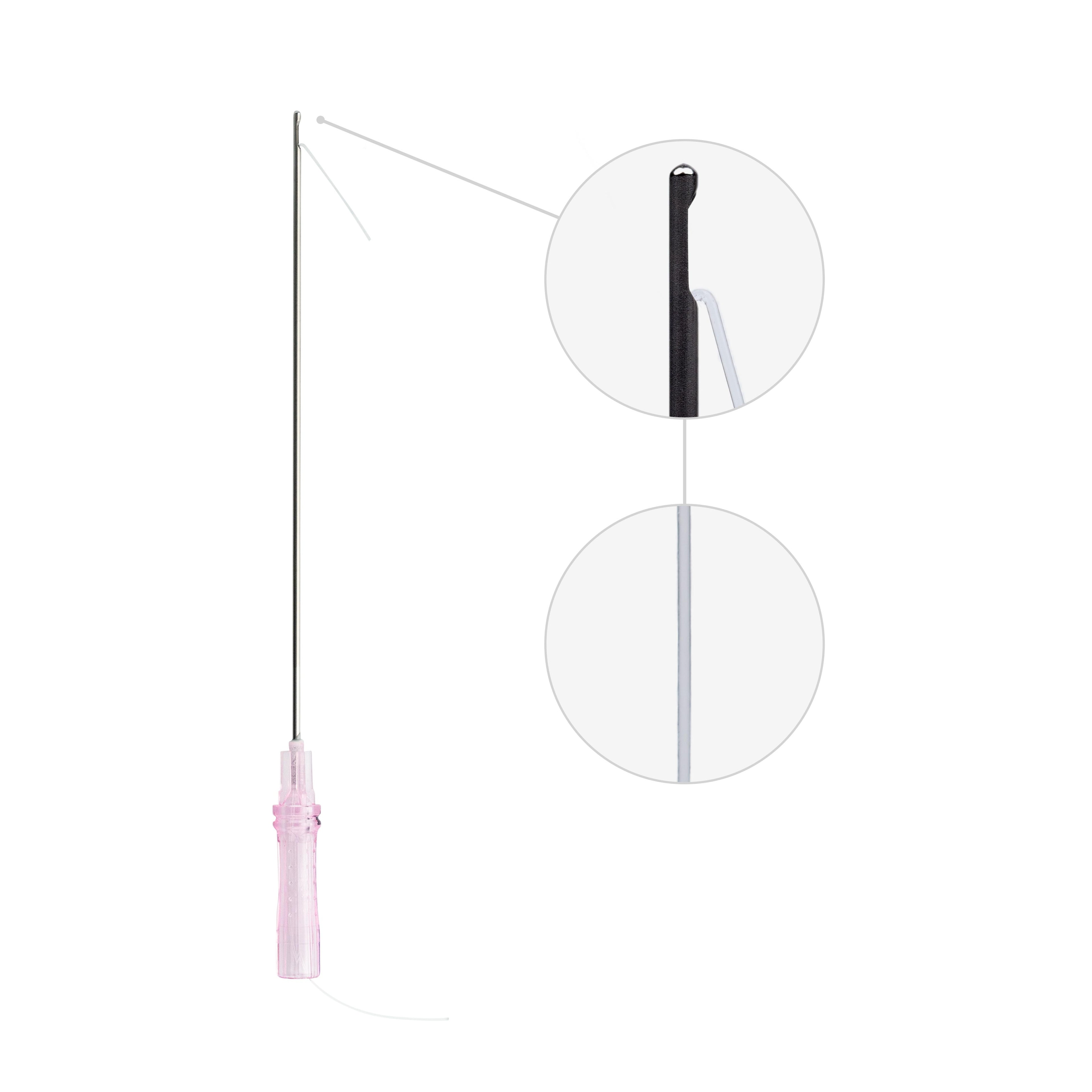 PLCL Coq EZ Cannula W type 18G 100/180mm in VE a&