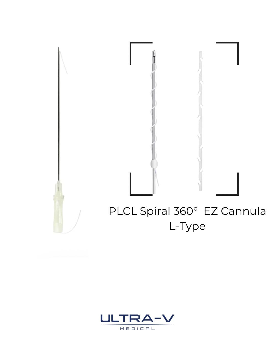 PLCL Spiral 360 Gr. EZ Cannula L type 19G 100/180 mm in VE a&