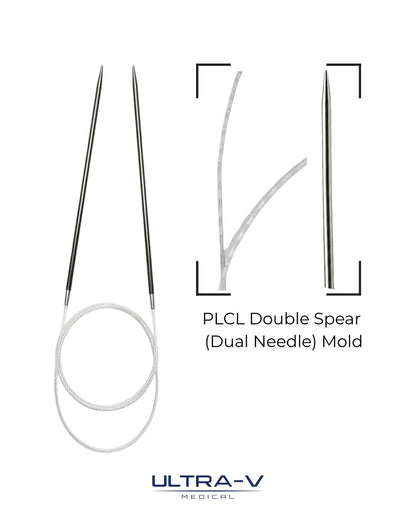 Double Spear (Dual Needle ) Mold 19G 110/340mm in VE a&