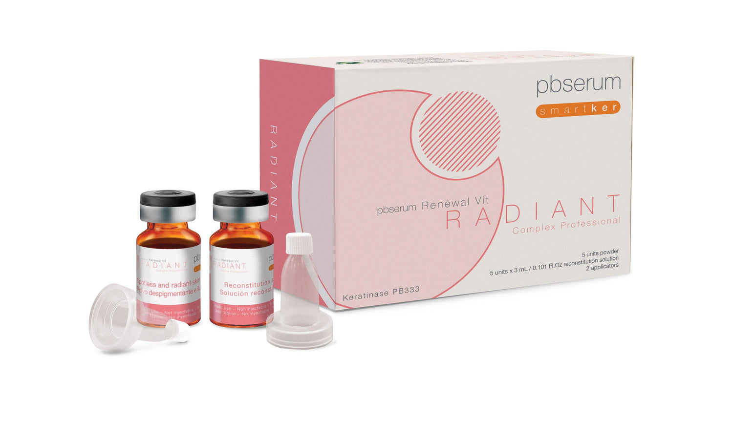 PBSerum RADIANT Smartker 5 vials + SMARTKER DAILY RADIANT