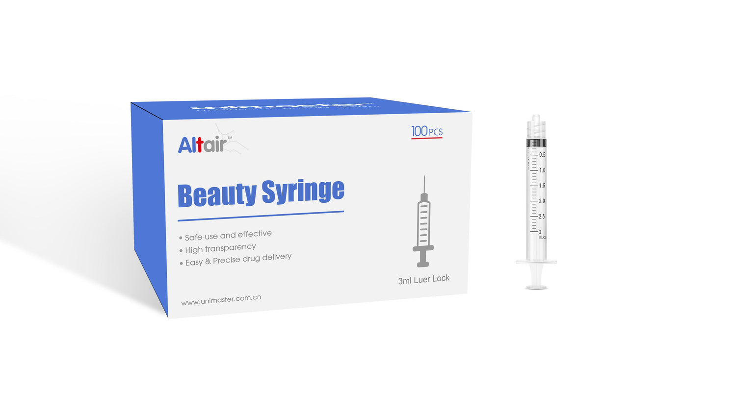 Unimaster Altair Beauty Syringe PP 3ml