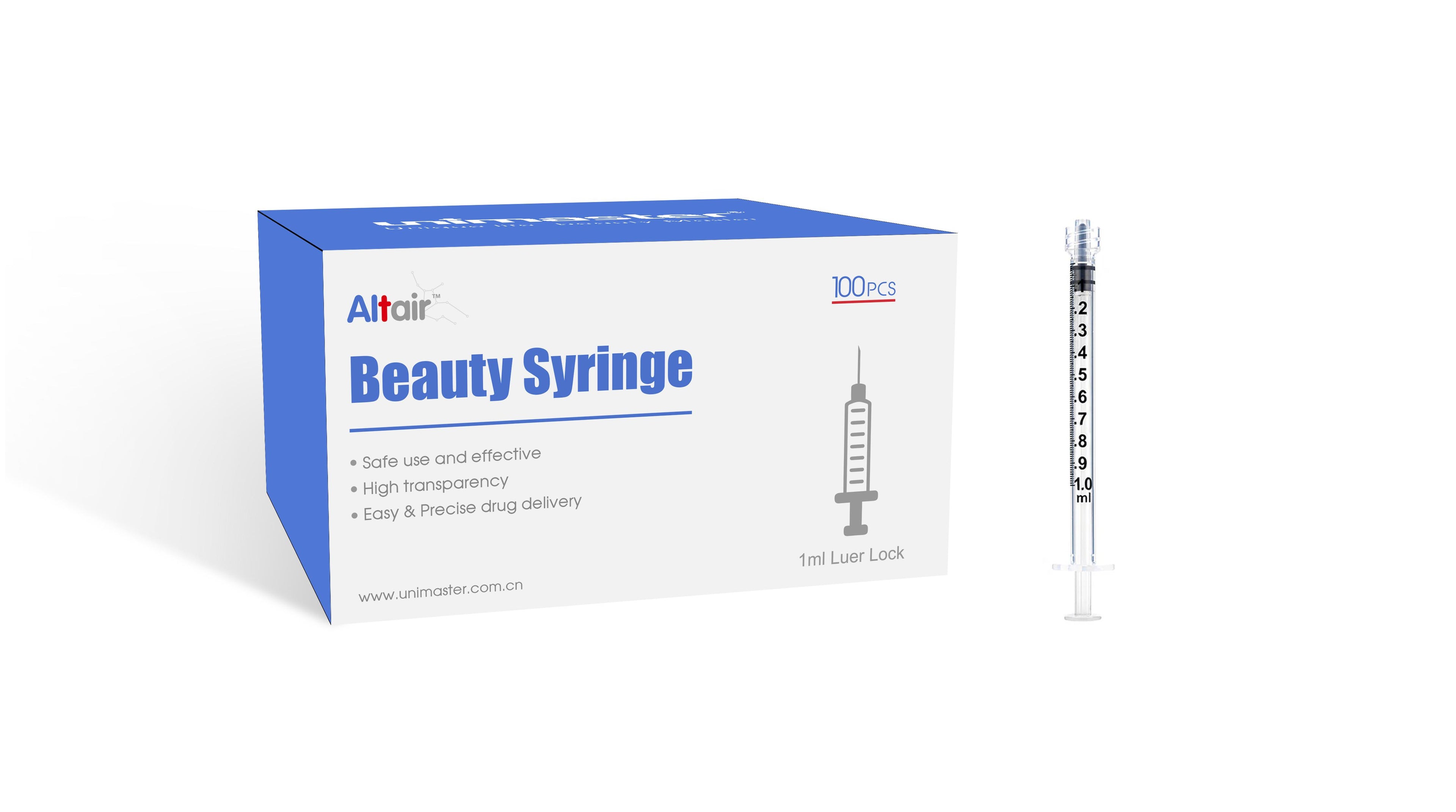 Unimaster Altair Beauty Syringe PP 1ml