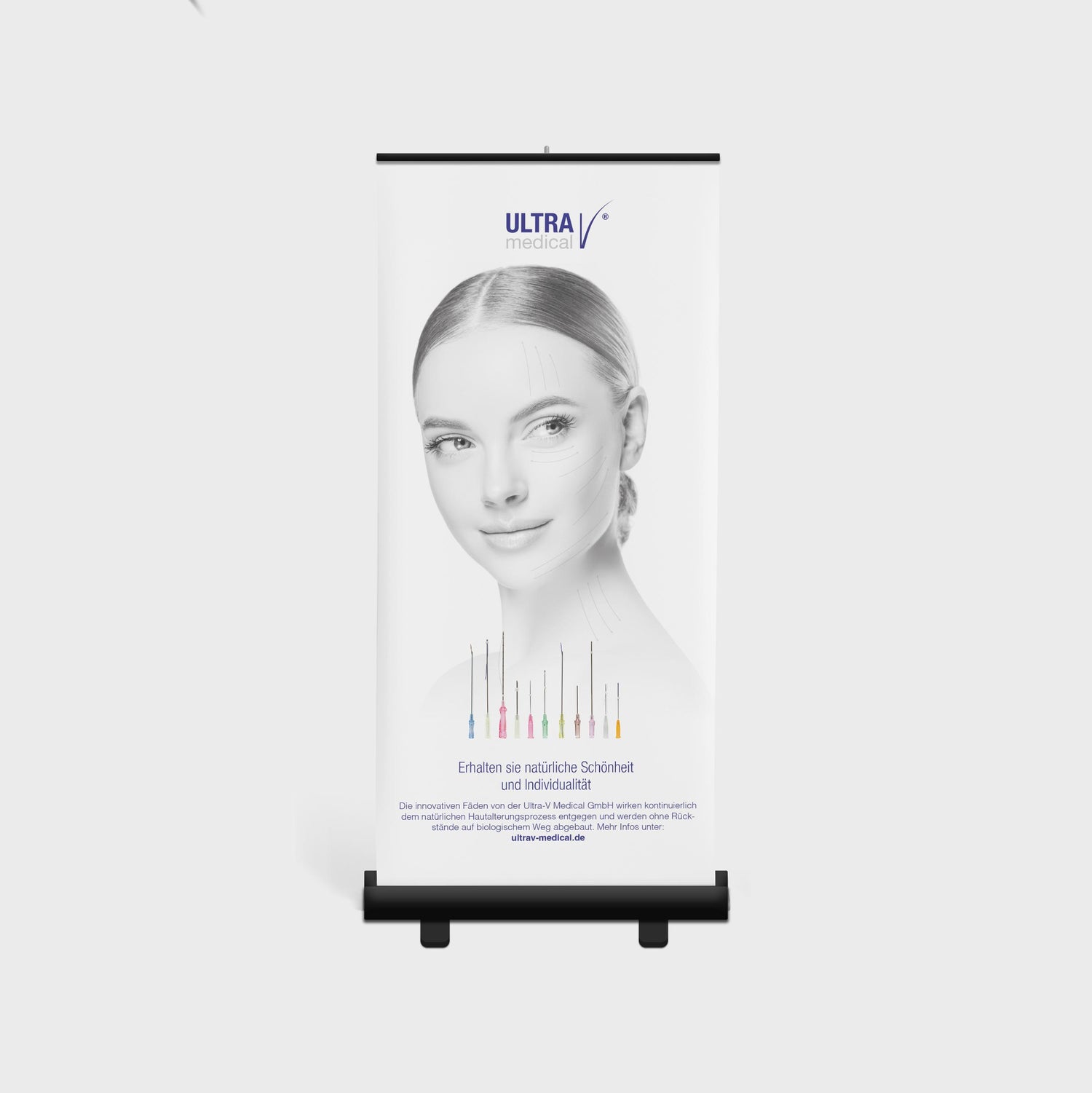 Rollup - Fadenlifting ( 100 x 200 cm )